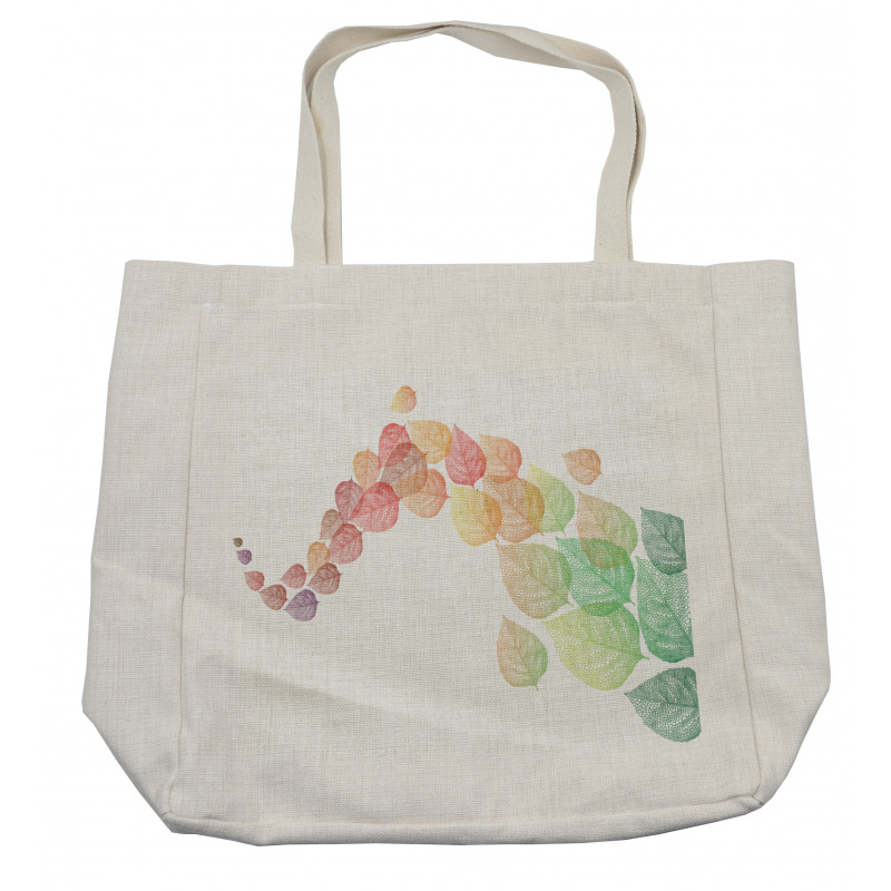 Flying Leaves Art Shopping Bag