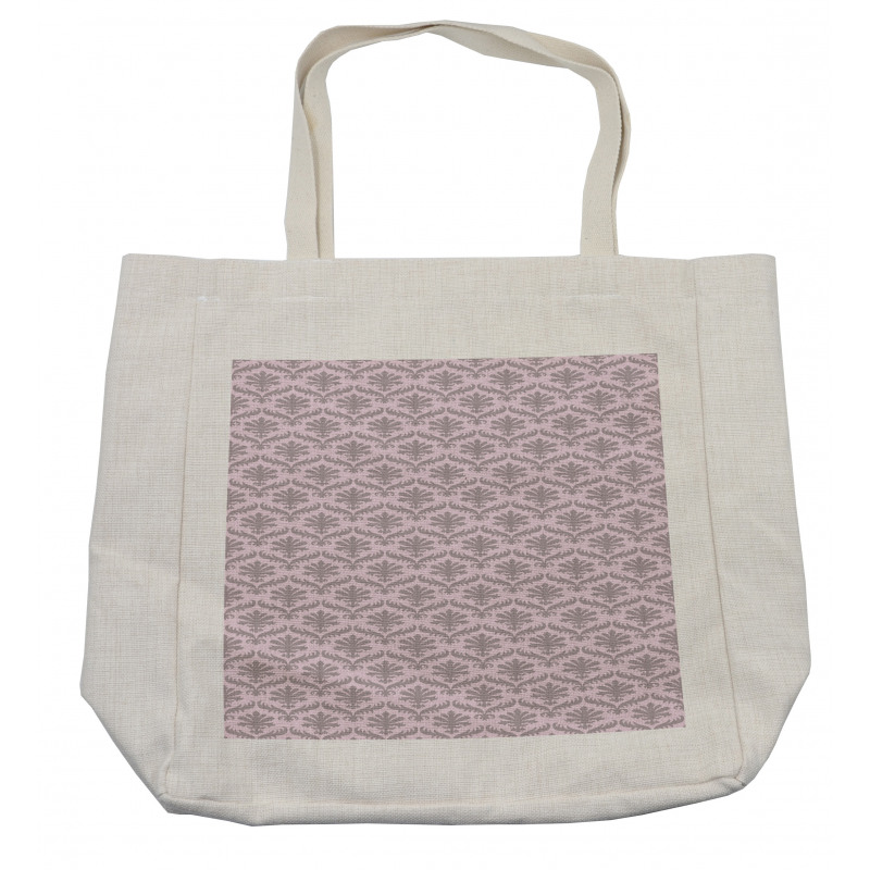 Nostalgic Leafy Motif Art Shopping Bag