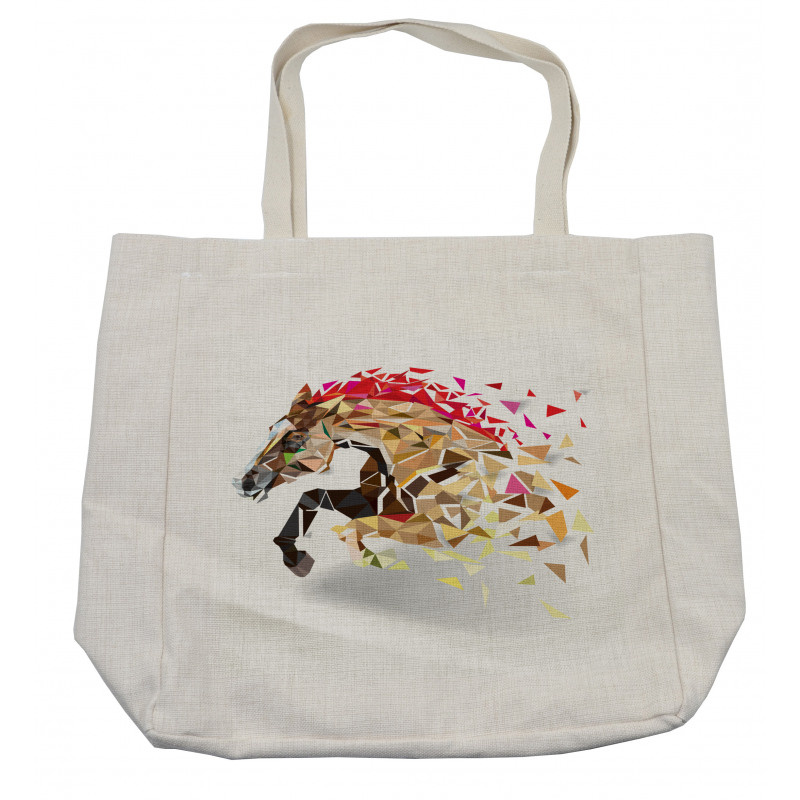 Abstract Art Wild Horse Shopping Bag