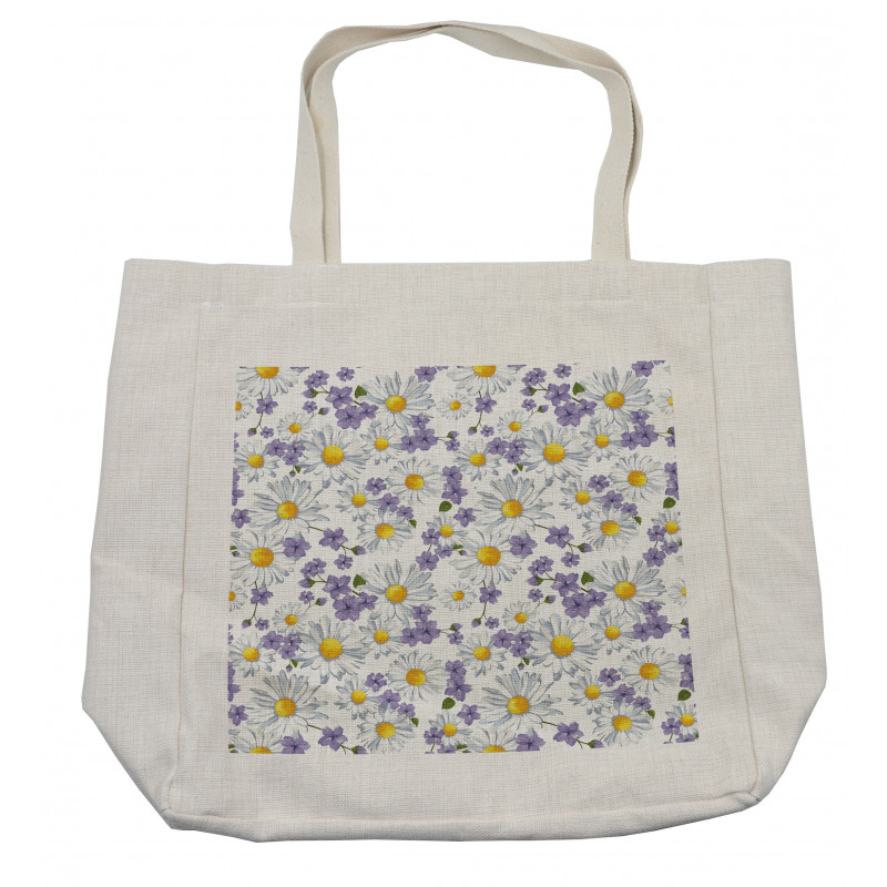 Blossoming Wild Flowers Shopping Bag
