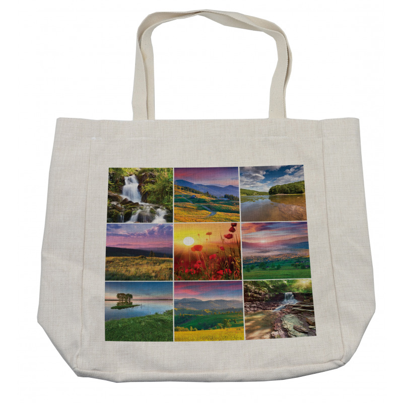 Summer Home Landscape Shopping Bag