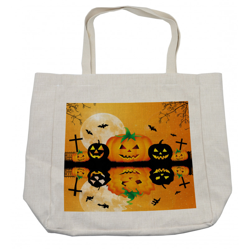 Scary Pumpkin Shopping Bag