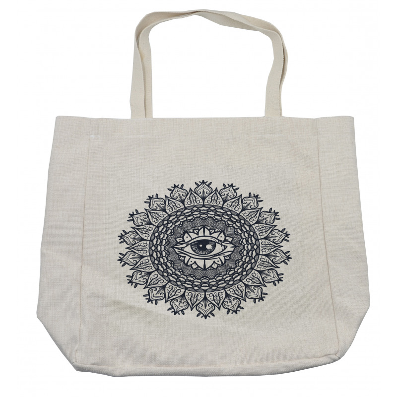 Vintage Tribal Mandala Shopping Bag