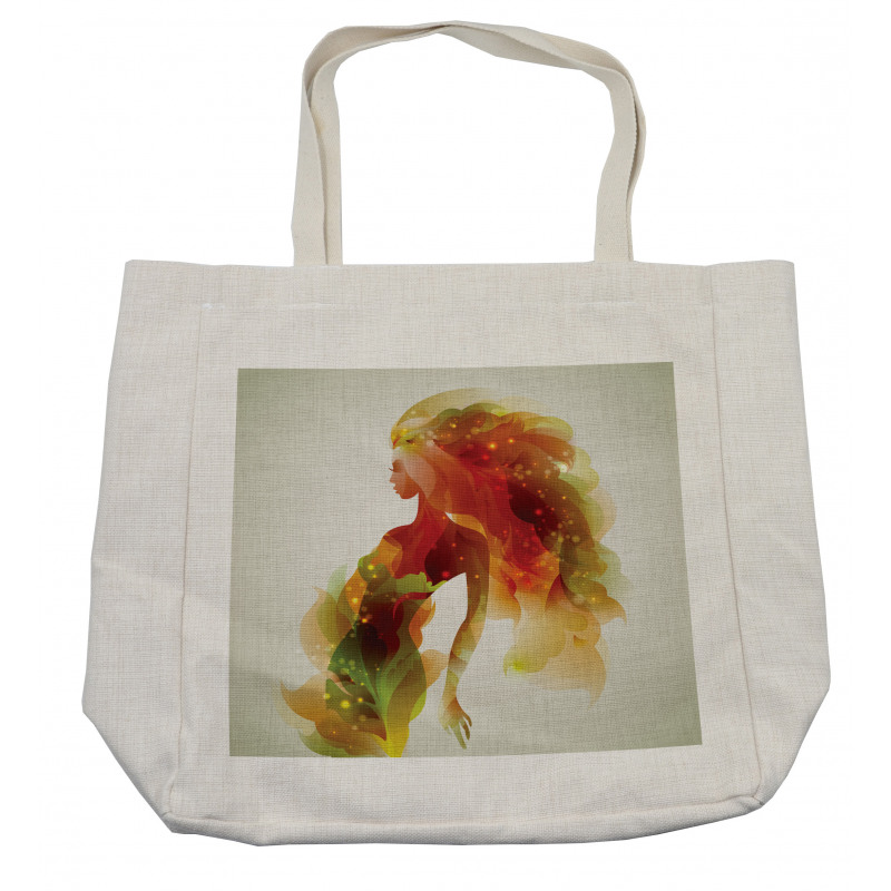 Girl Abstract Lady Shopping Bag