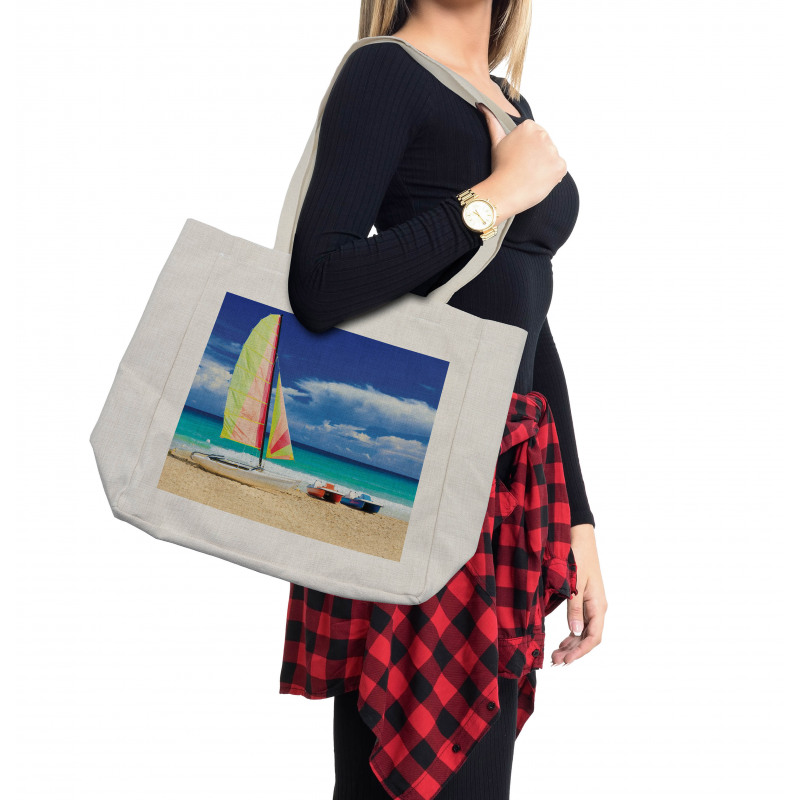 Ocean Sailing Exotic Shopping Bag