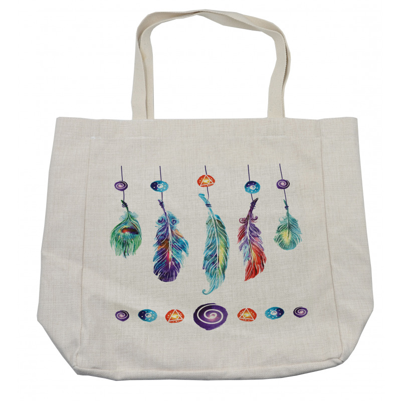 Feather Hippie Shopping Bag