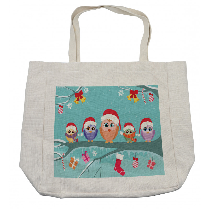 Owl Family Tree Shopping Bag
