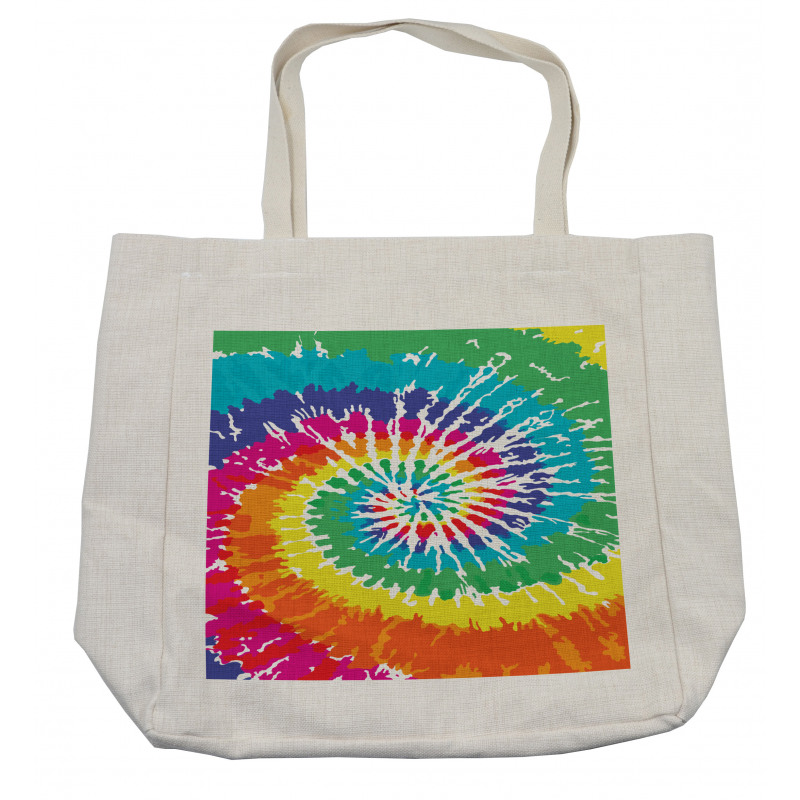 Rainbow Tie Dye Effect Shopping Bag