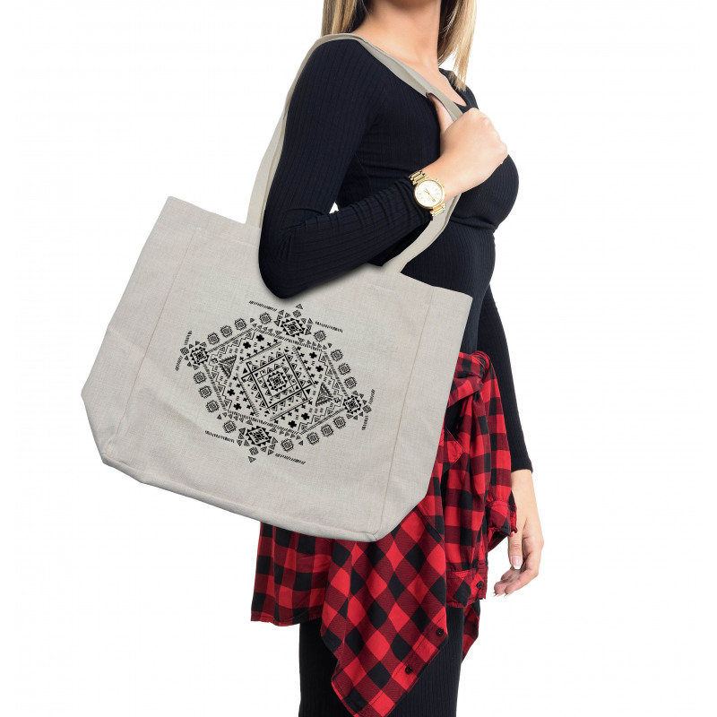 Maya Patterns Shopping Bag