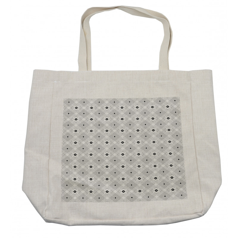 Modern Squares Shopping Bag