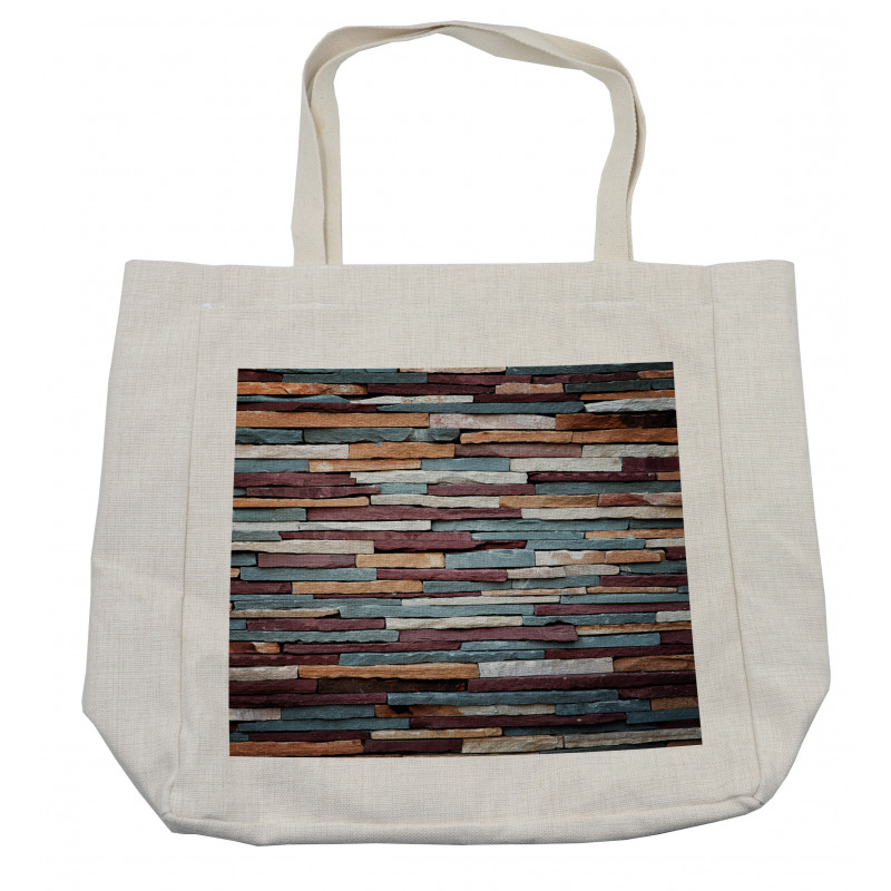 Abstract Colored Stones Shopping Bag