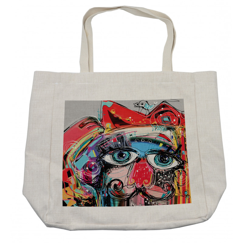 Grafitti Sketchy Paint Shopping Bag