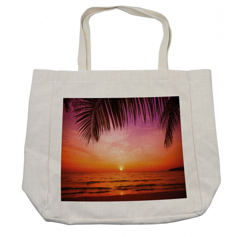 Coconut Palm Tree Leaf Shopping Bag