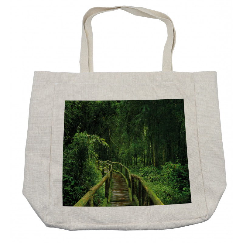 Tropical Thailand Forest Shopping Bag