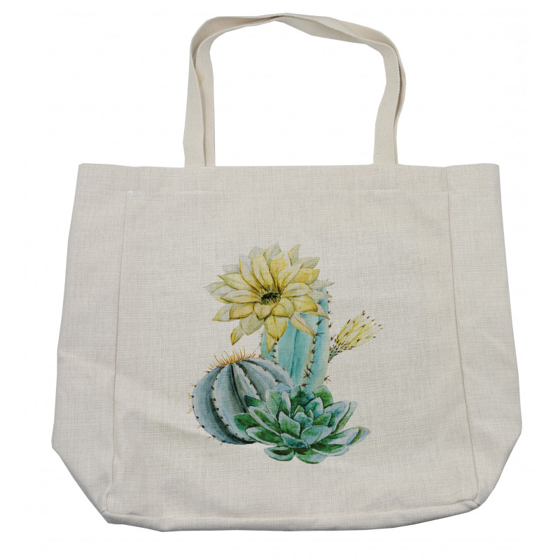 Plant Spikes Cactus Shopping Bag