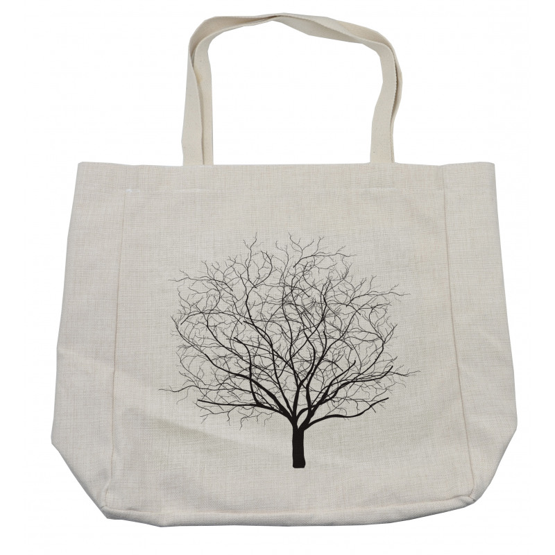 Old Withered Oak Leaf Shopping Bag