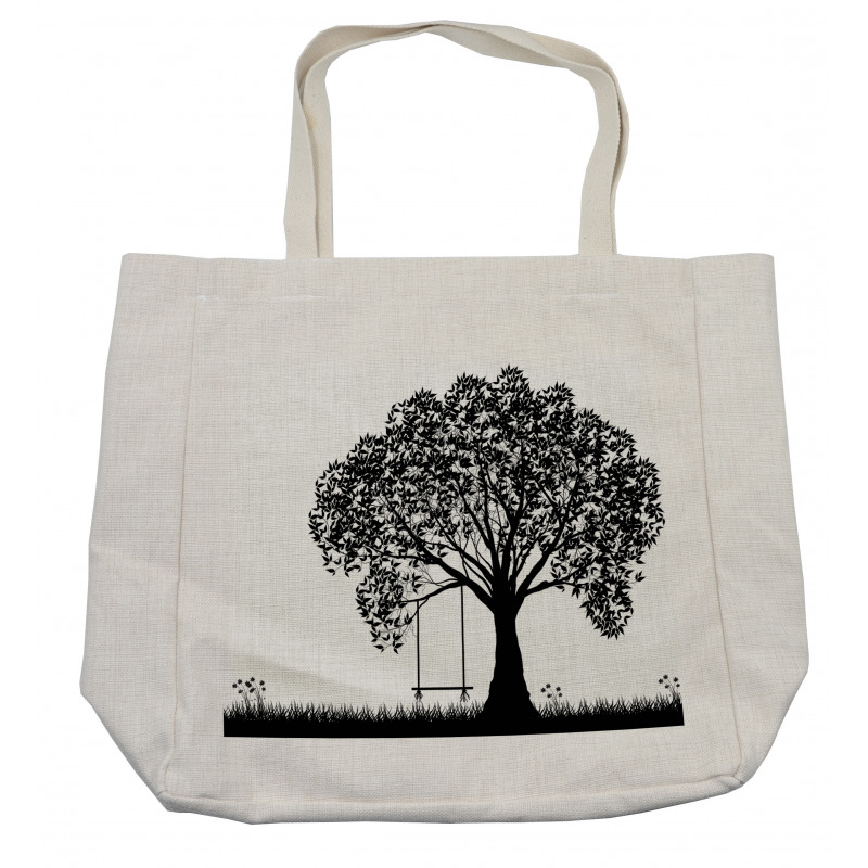 Flowersnd Grass Garden Shopping Bag