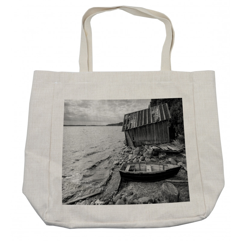 Fishing Boat Shopping Bag