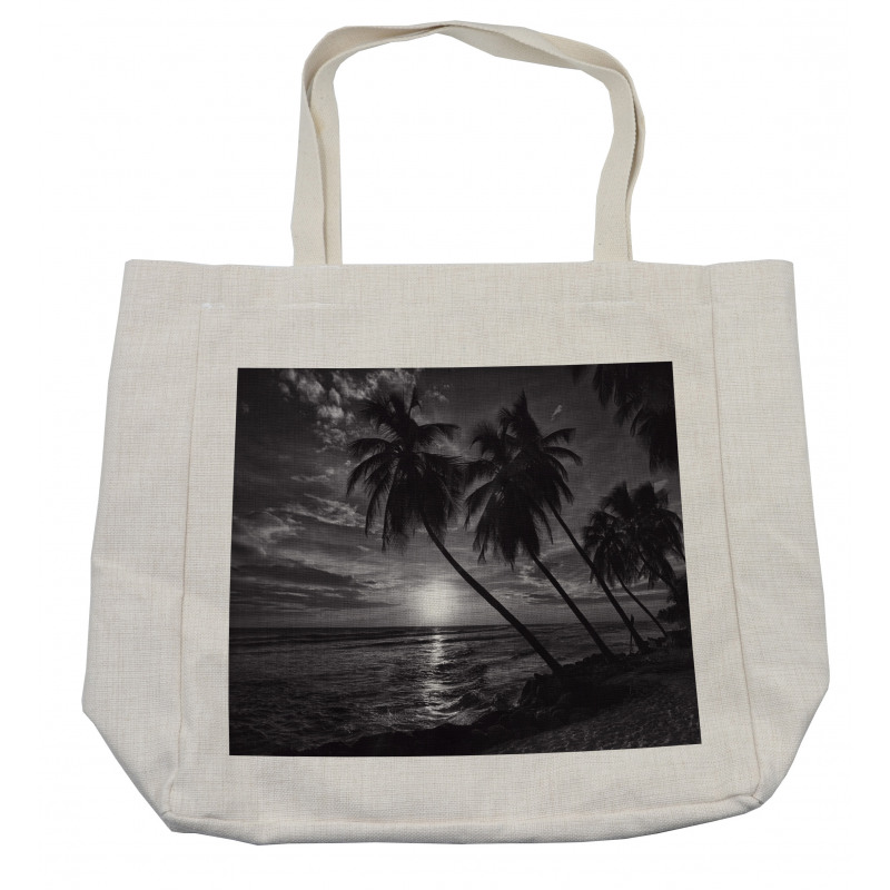 Horizon over Sea Picture Shopping Bag