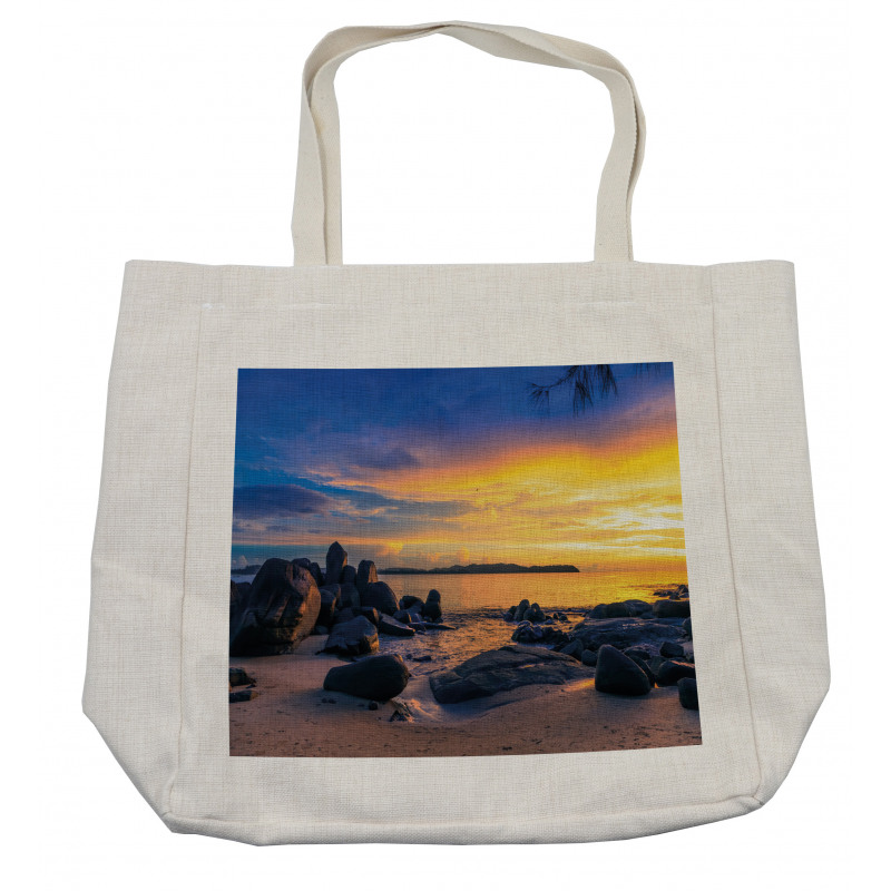 Horizon Sky Beach View Shopping Bag