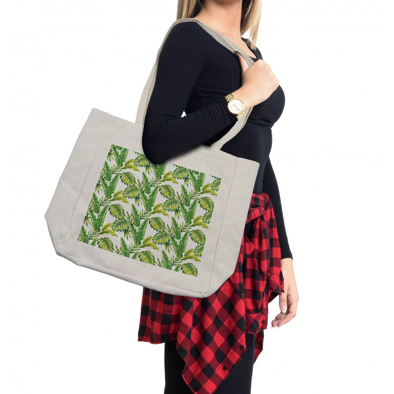 Bamboo Palms Foliage Shopping Bag