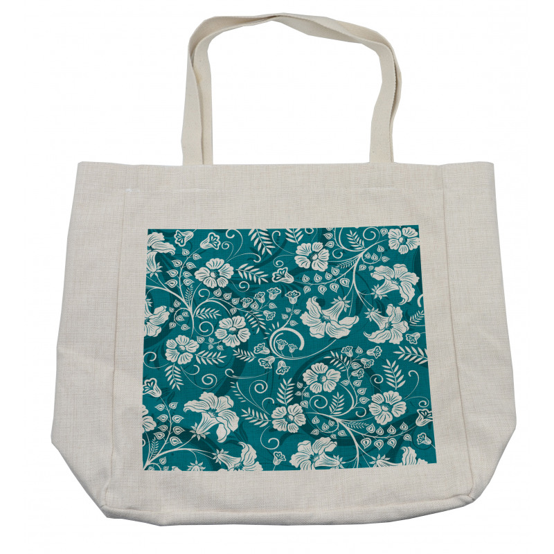 Floral Romantic Beams Shopping Bag