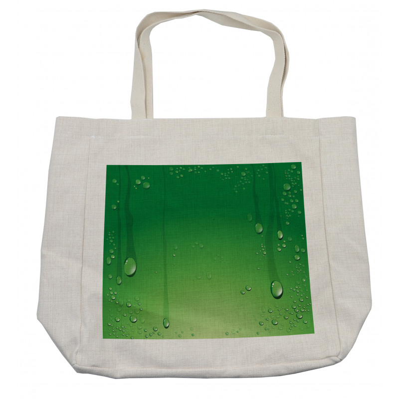 Abstract Art Water Drops Shopping Bag