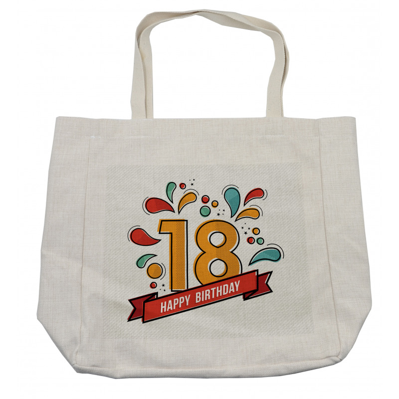 Eighteenth Birthday Shopping Bag
