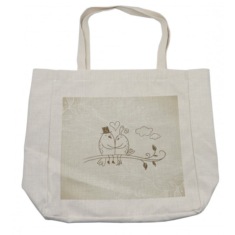 2 Birds Love Shopping Bag