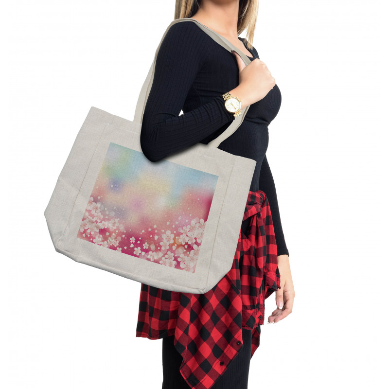 Dreamy Cherry Blossoms Shopping Bag