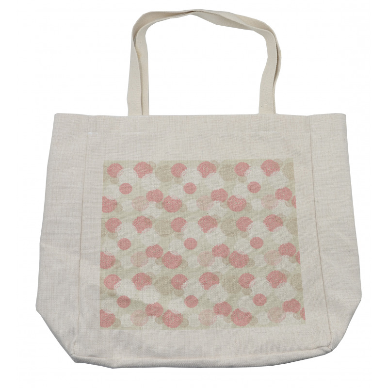 Soft Spring Floral Motif Shopping Bag