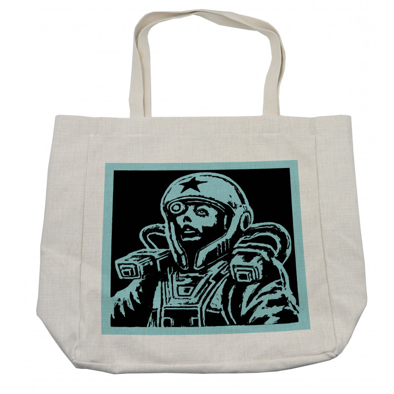 Female Astronaut Shopping Bag