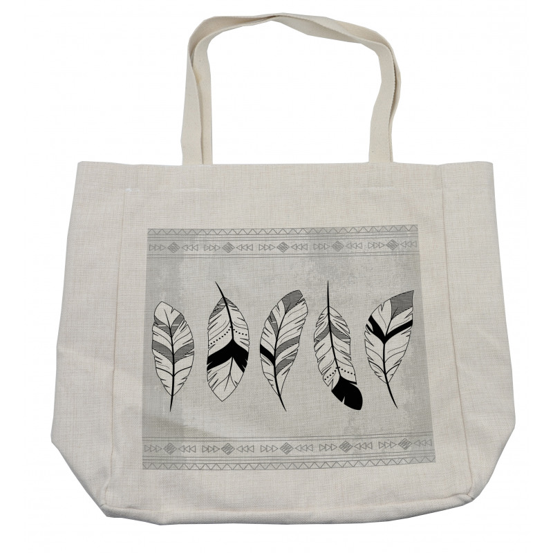 Doodle Triangle Shopping Bag