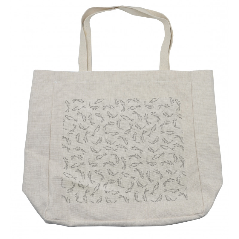 Marine Theme Fishes Shopping Bag