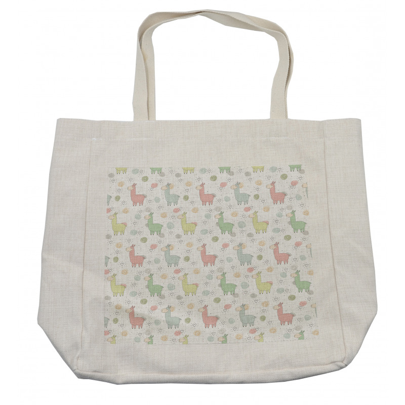Cartoon Animal Pattern Shopping Bag