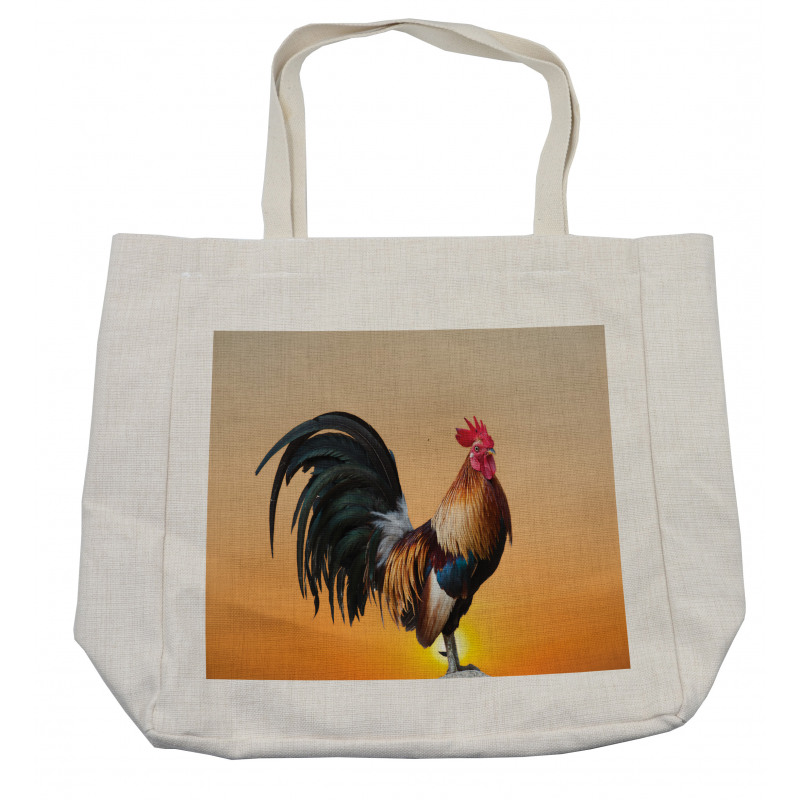 Farm Animal Sunrise Shopping Bag