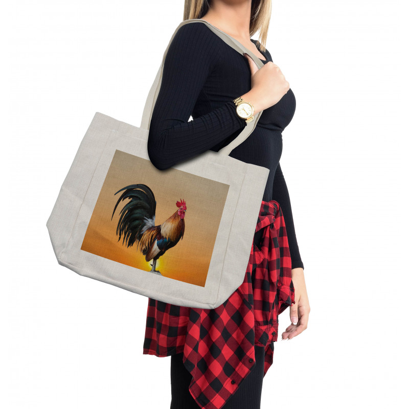 Farm Animal Sunrise Shopping Bag