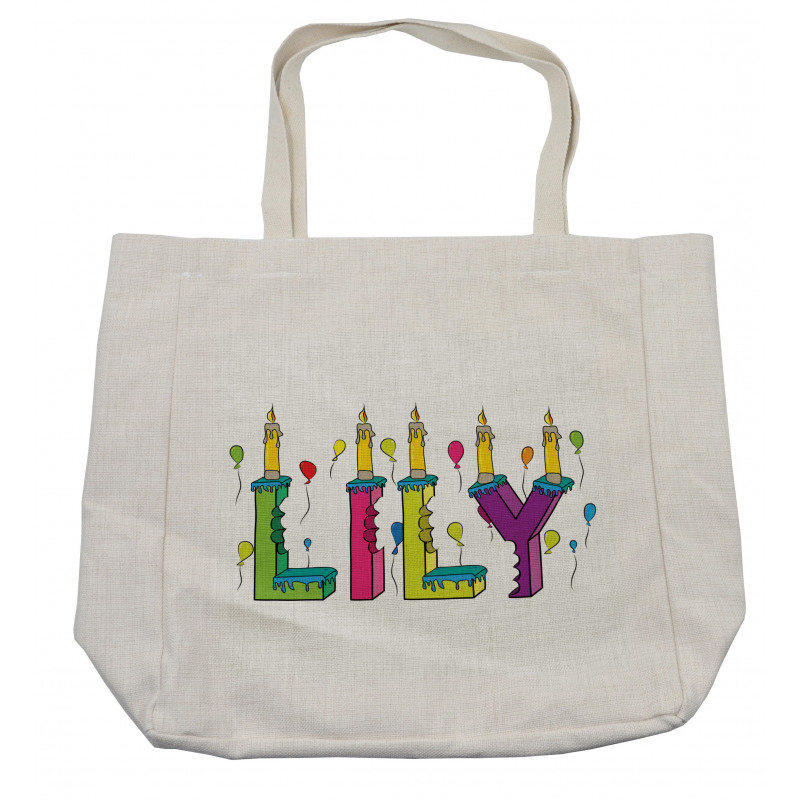 Joyful Letters Birthday Shopping Bag