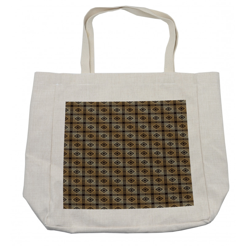 Castellated Diamonds Shopping Bag