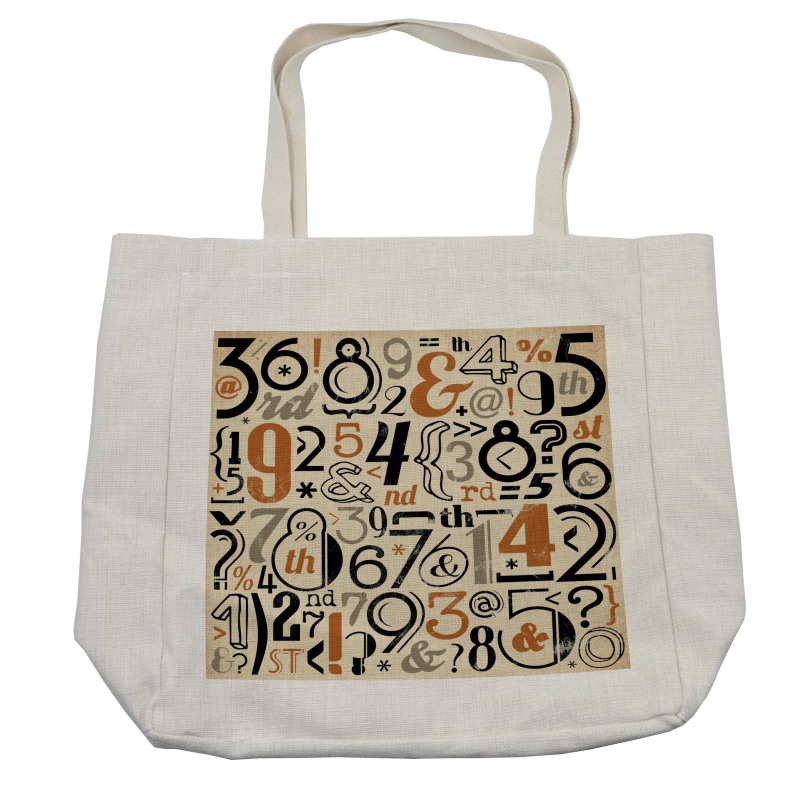 Vintage Math Shopping Bag