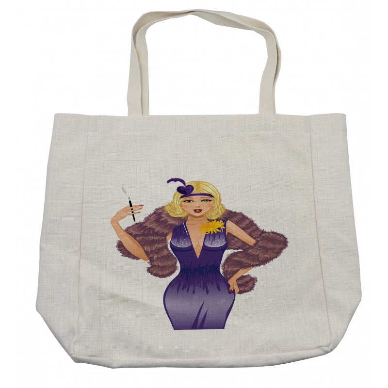 1930s Style Blondie Shopping Bag