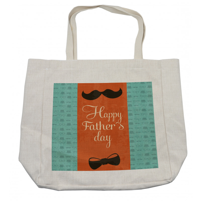 Mustache Bowtie Shopping Bag