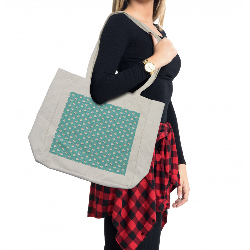 Diamond Form Dots Hearts Shopping Bag