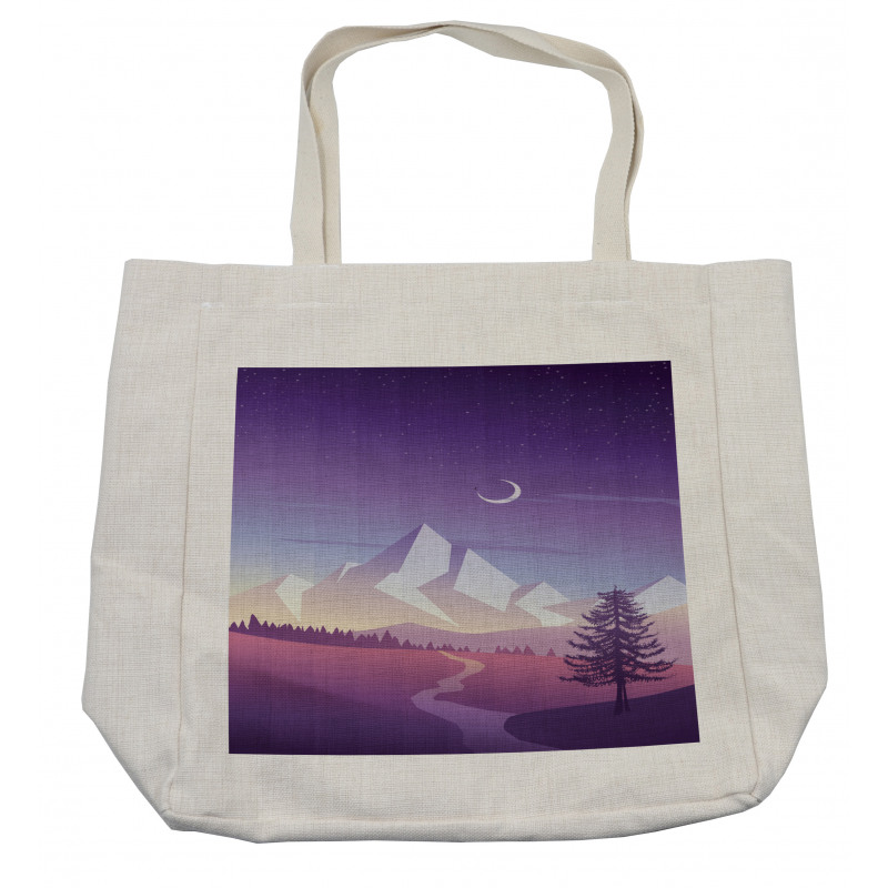 Mountain Scenery Shopping Bag