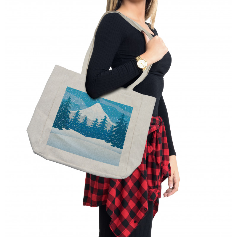 Mountain Forest Shopping Bag