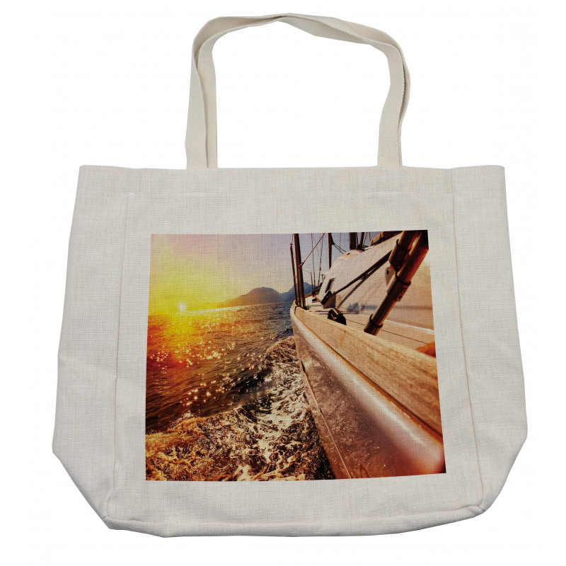 Mountains Lakeside Composition Shopping Bag