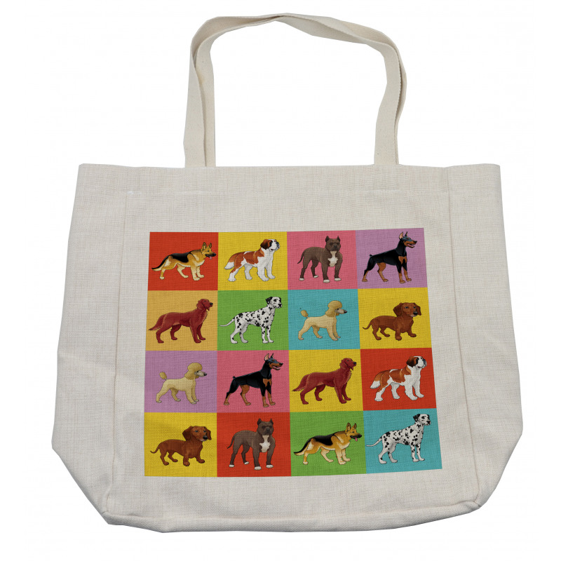 Different Breeds Animal Lover Shopping Bag