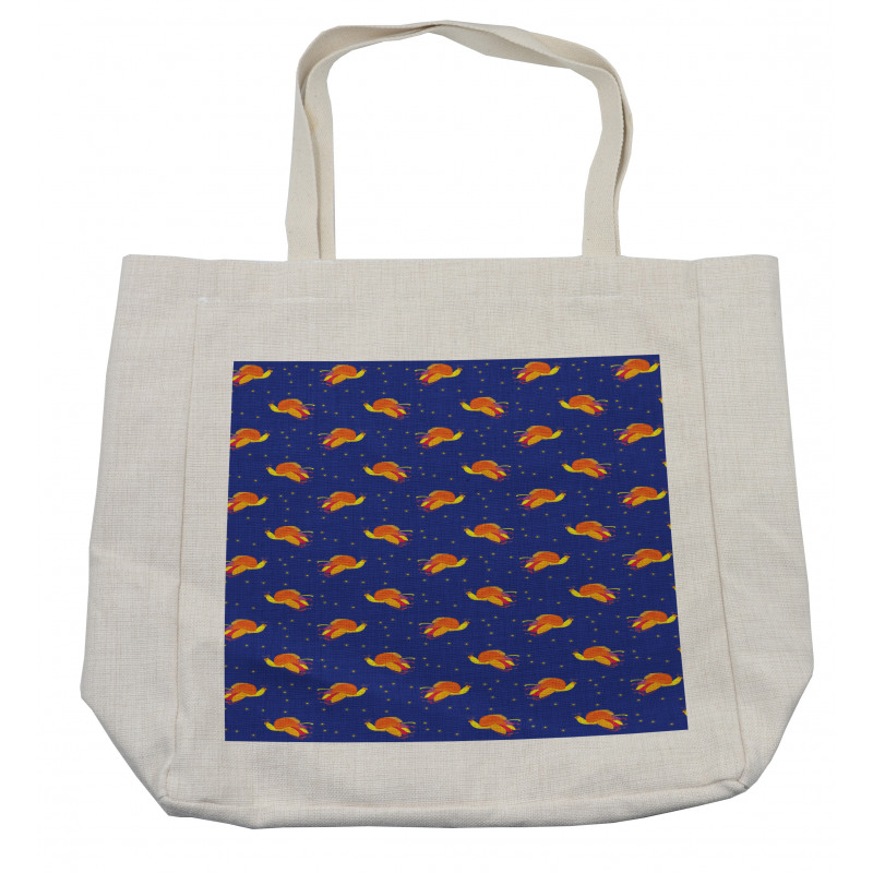 Birds in Starry Night Sky Shopping Bag