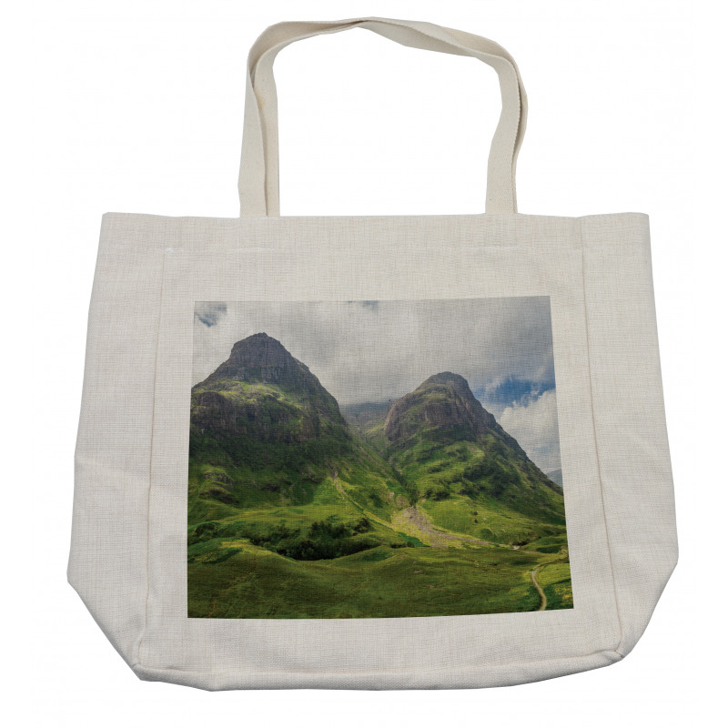 Glencoe Highlands Clouds Shopping Bag