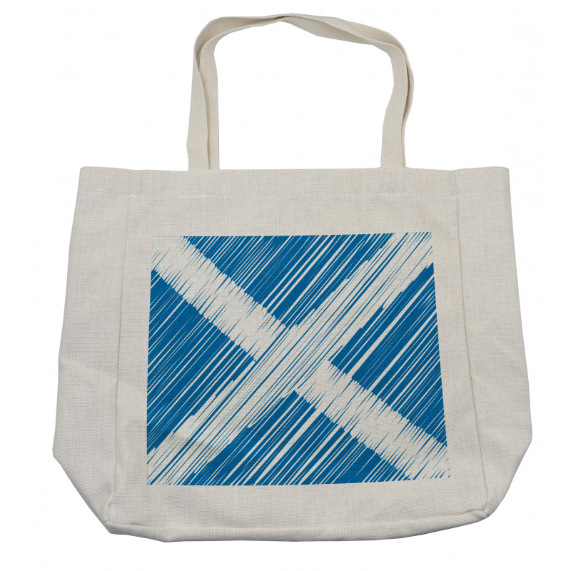 National Flag Scribbled Shopping Bag